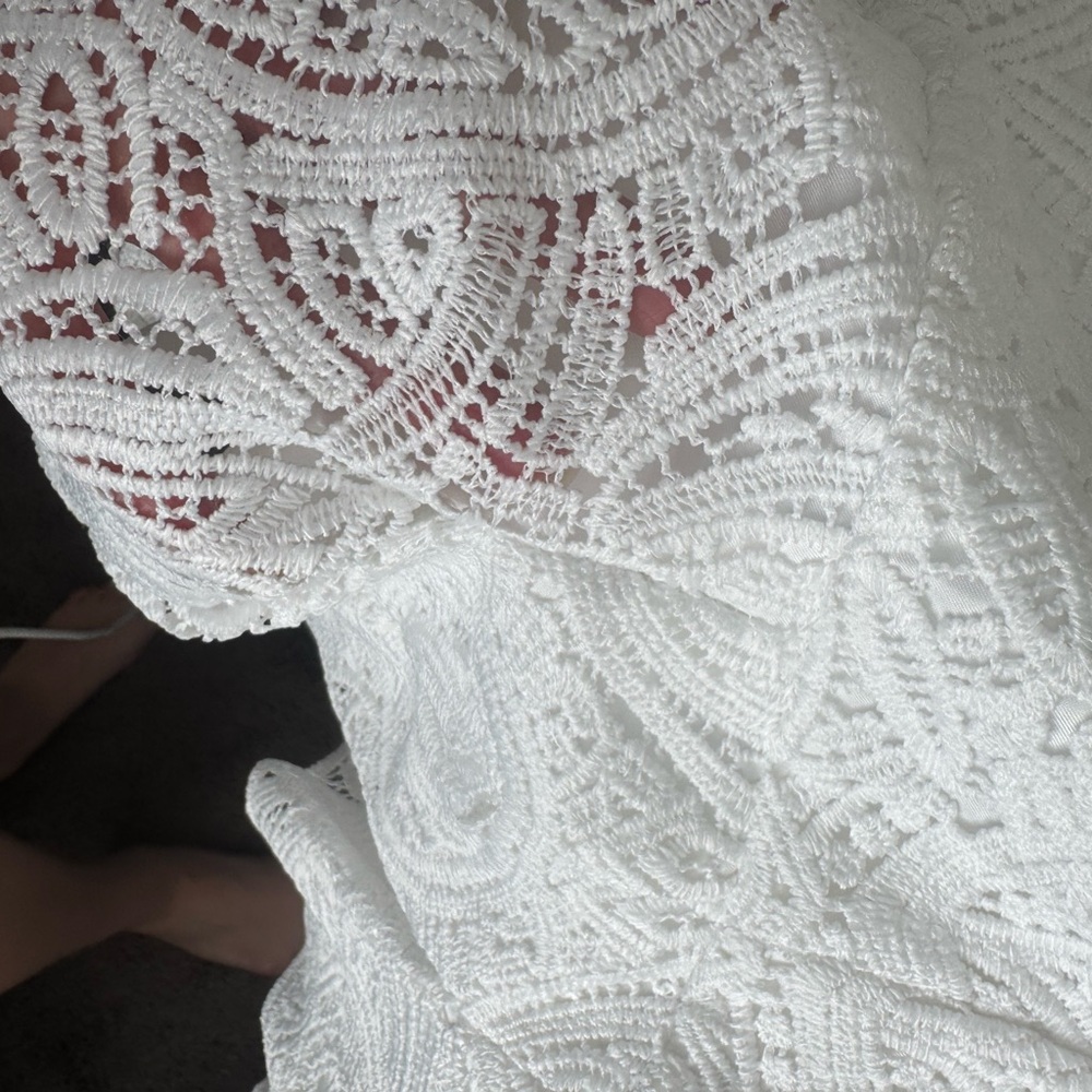 White House Black Market Lace white dress - Picture 7 of 9